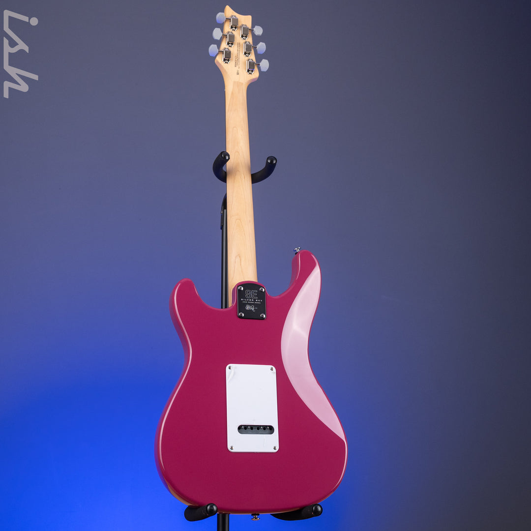 2021 PRS SE Silver Sky Dragon Fruit Demo