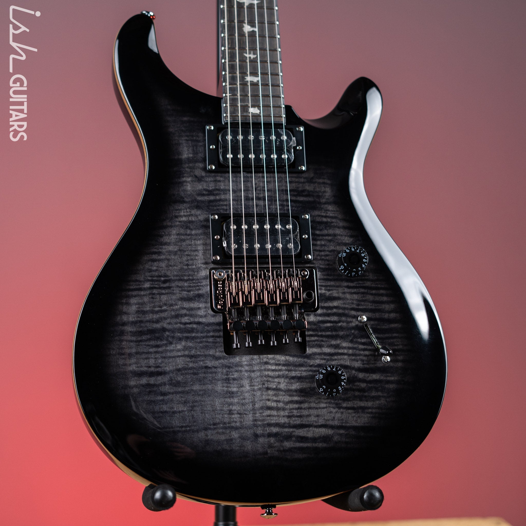 PRS SE Custom 24 “Floyd” Charcoal Burst – Ish Guitars