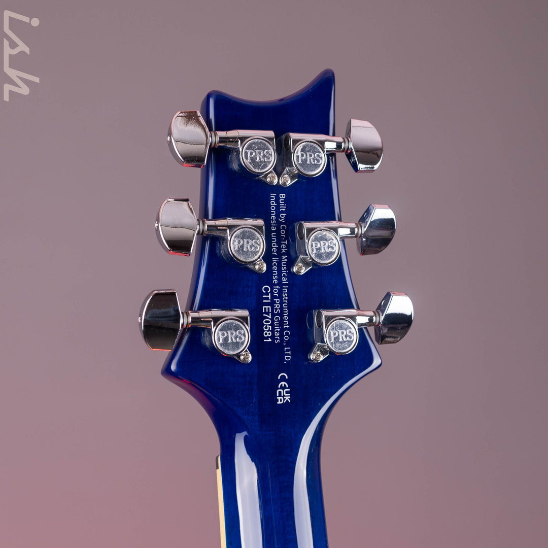 2023 PRS SE Standard 24-08 Electric Guitar Translucent Blue