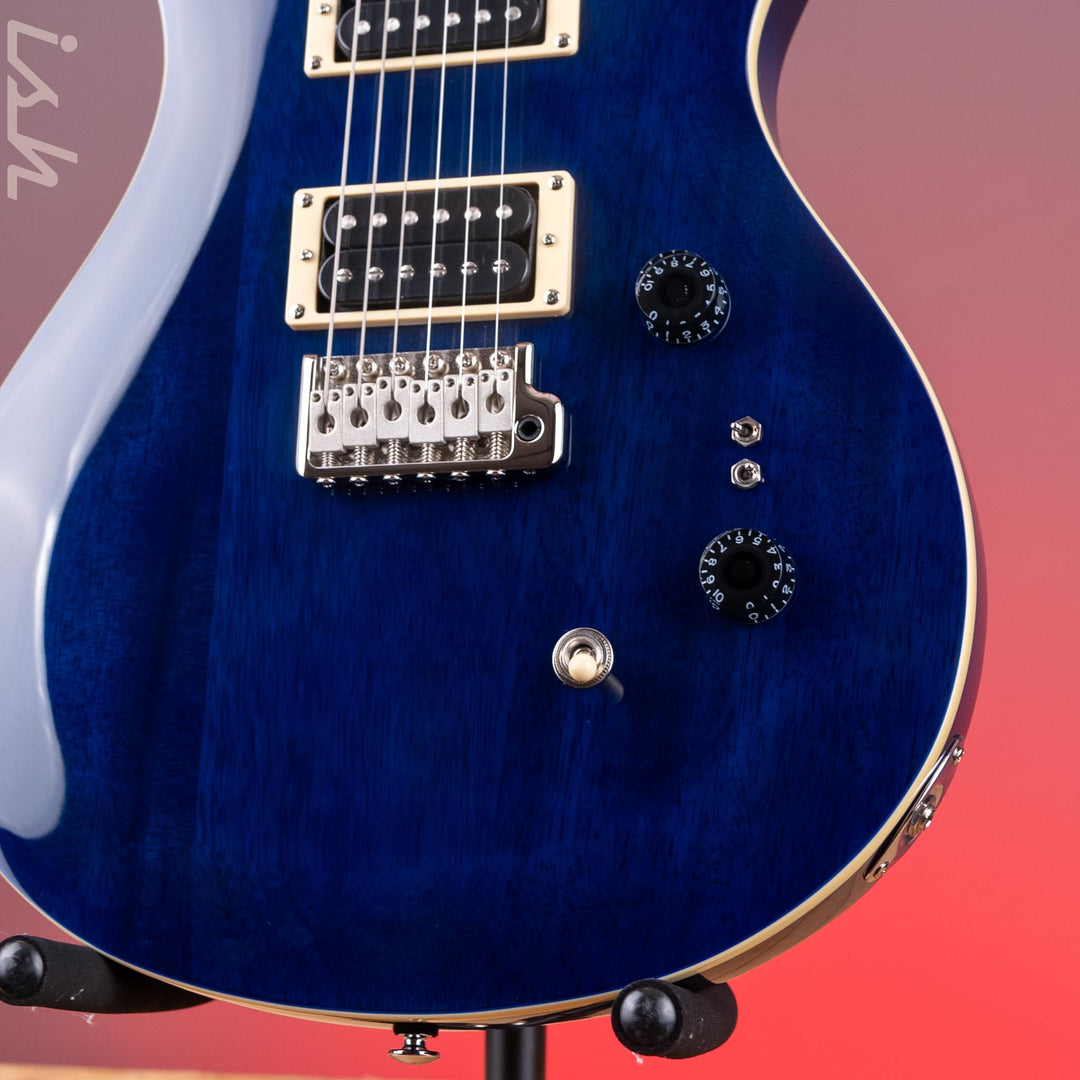 2023 PRS SE Standard 24-08 Electric Guitar Translucent Blue