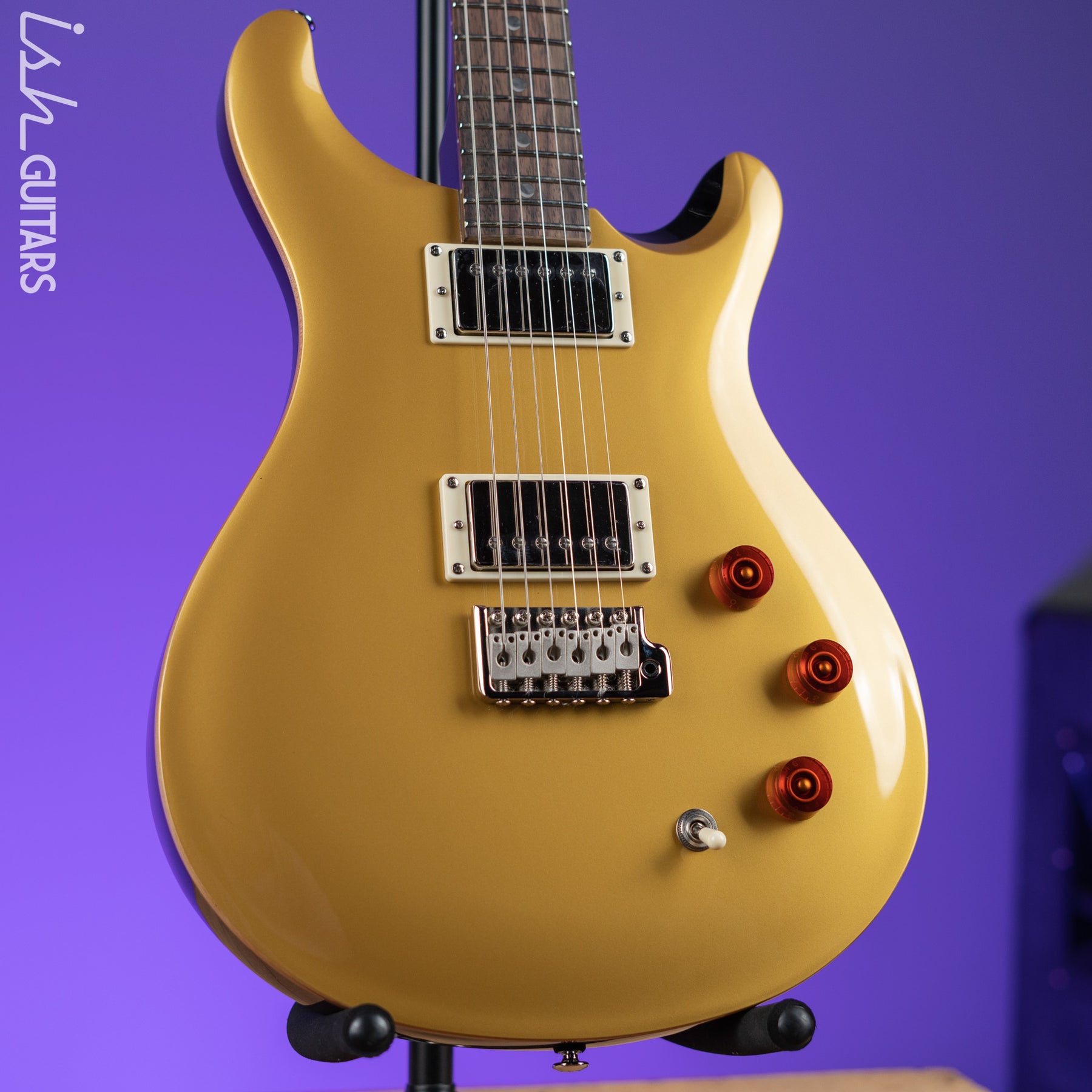 PRS SE DGT David Grissom Signature Solidbody Electric Guitar - Gold Top