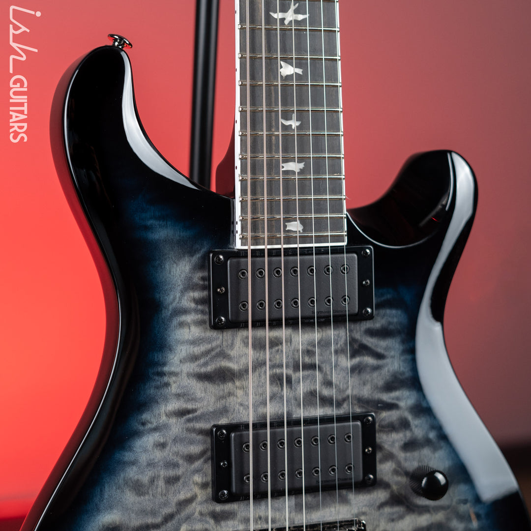 PRS SE Mark Holcomb SVN Holcomb Blue Burst 7 String