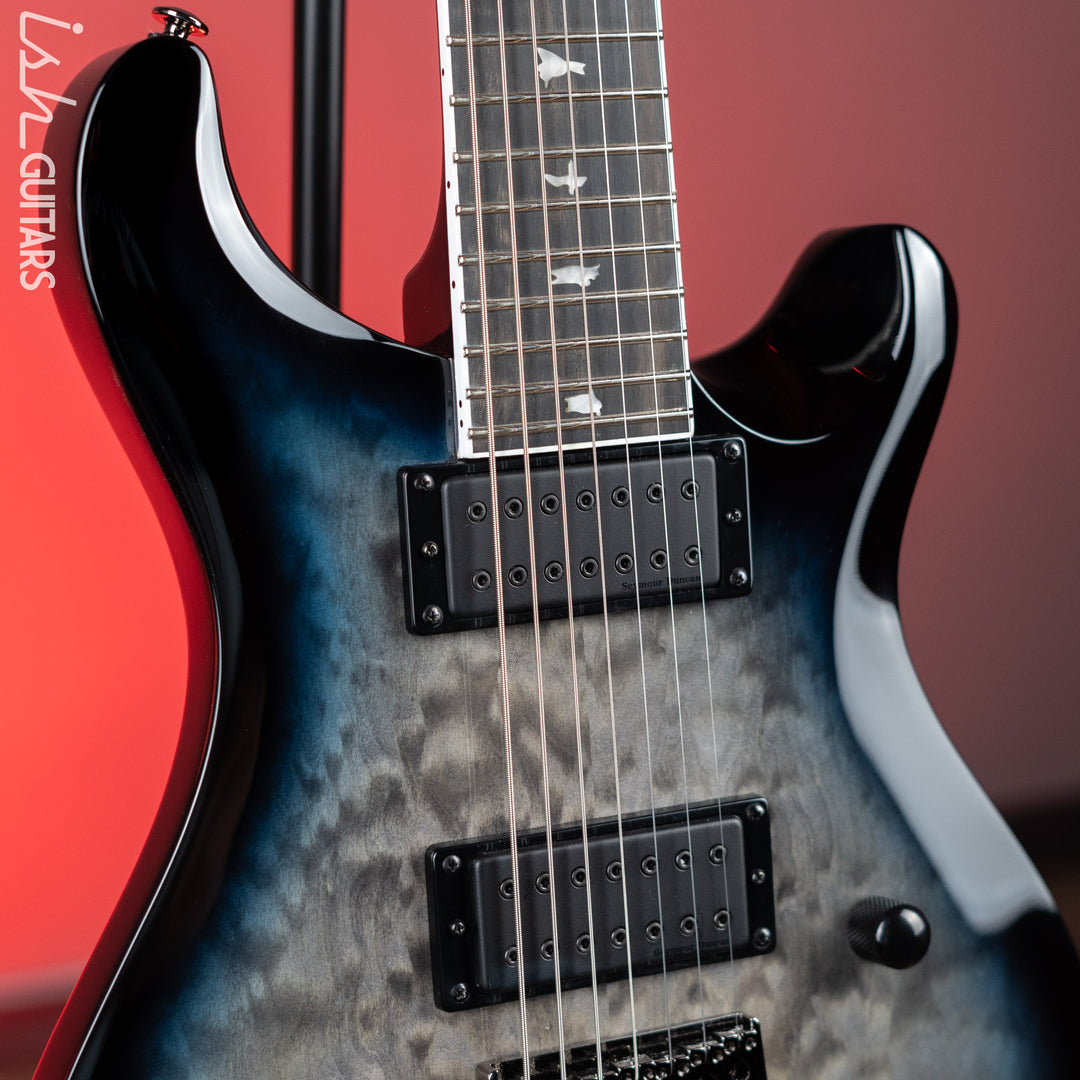 PRS SE Mark Holcomb SVN Holcomb Blue Burst 7 String