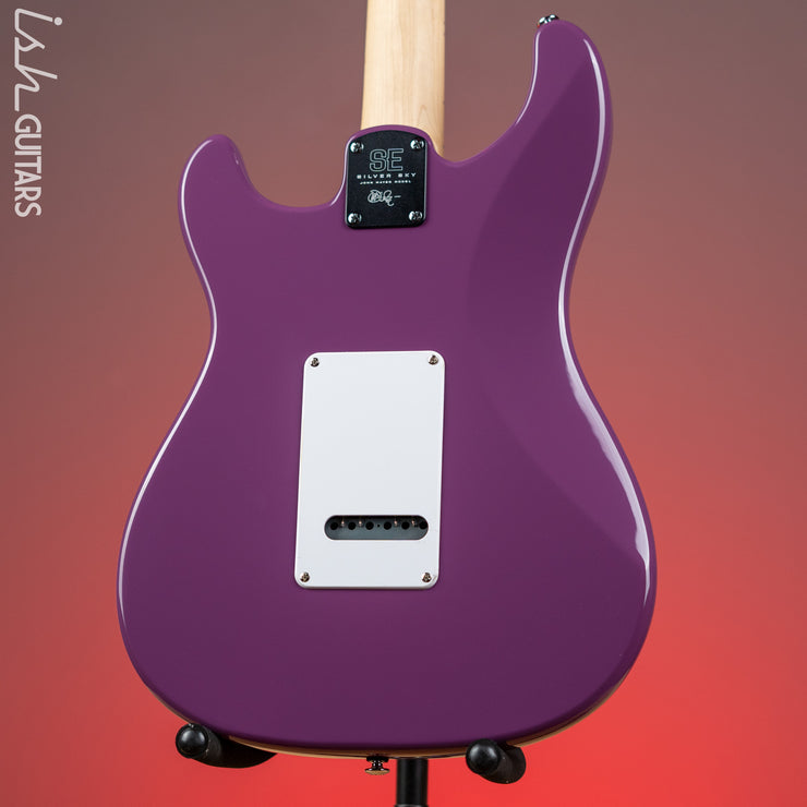 PRS SE Silver Sky Electric Guitar Summit Purple - Maple Fretboard