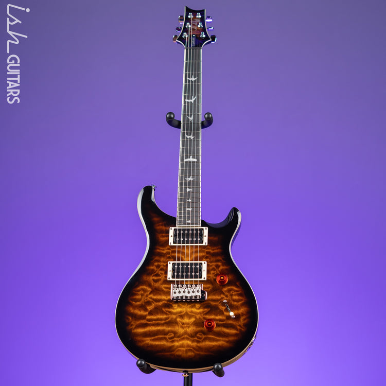 ギター PRS SE Custom24 Quilt (Black Gold Burst) PRS SE Custom 24 Quilt Black Gold Sunburst - KAOS Music Centre