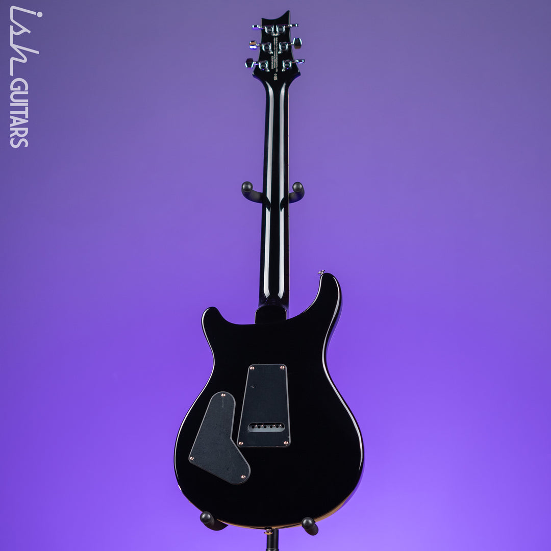 PRS SE Custom 24 Quilt Black Gold Sunburst Electric Guitar