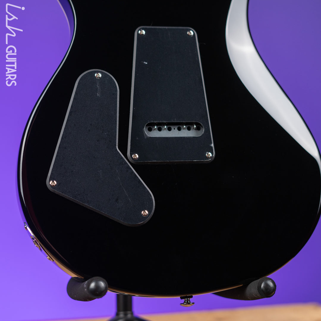 PRS SE Custom 24 Quilt Black Gold Sunburst Electric Guitar
