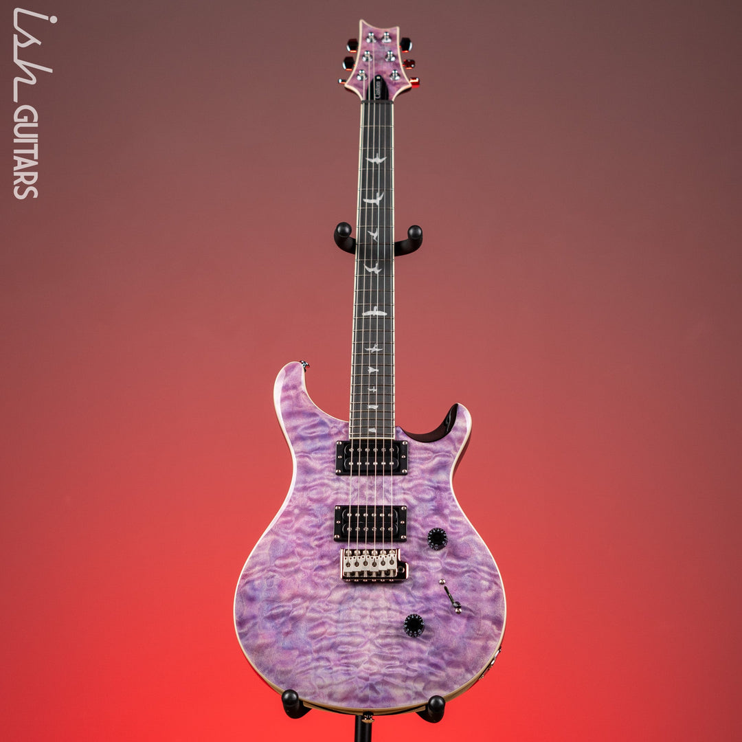 ギター PRS SE Custom 24 Quilt Package Violet Heid Music | PRS SE Custom 24 Electric Guitar - Quilt Violet