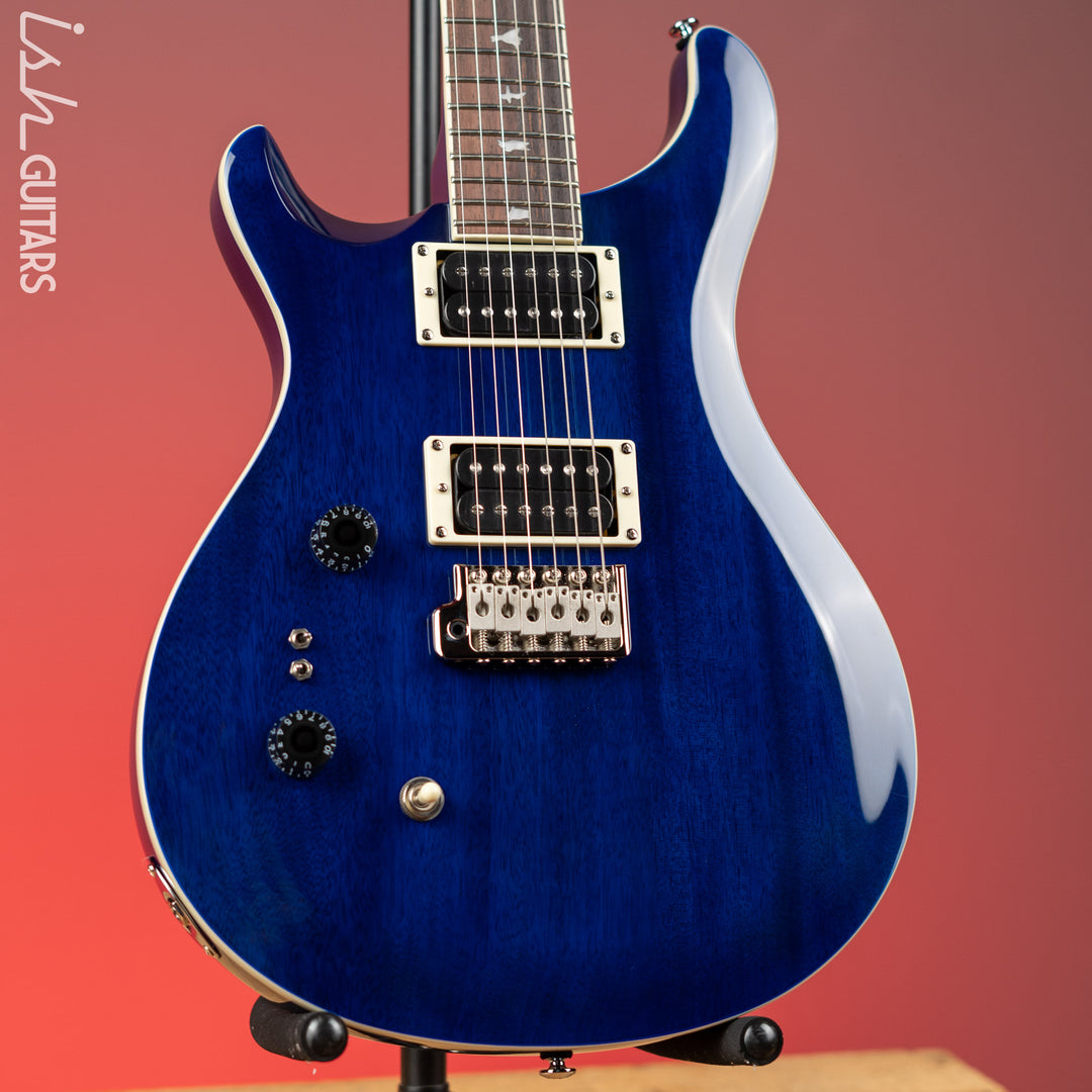 PRS SE Standard 24-08 Left-Handed Electric Guitar Translucent Blue