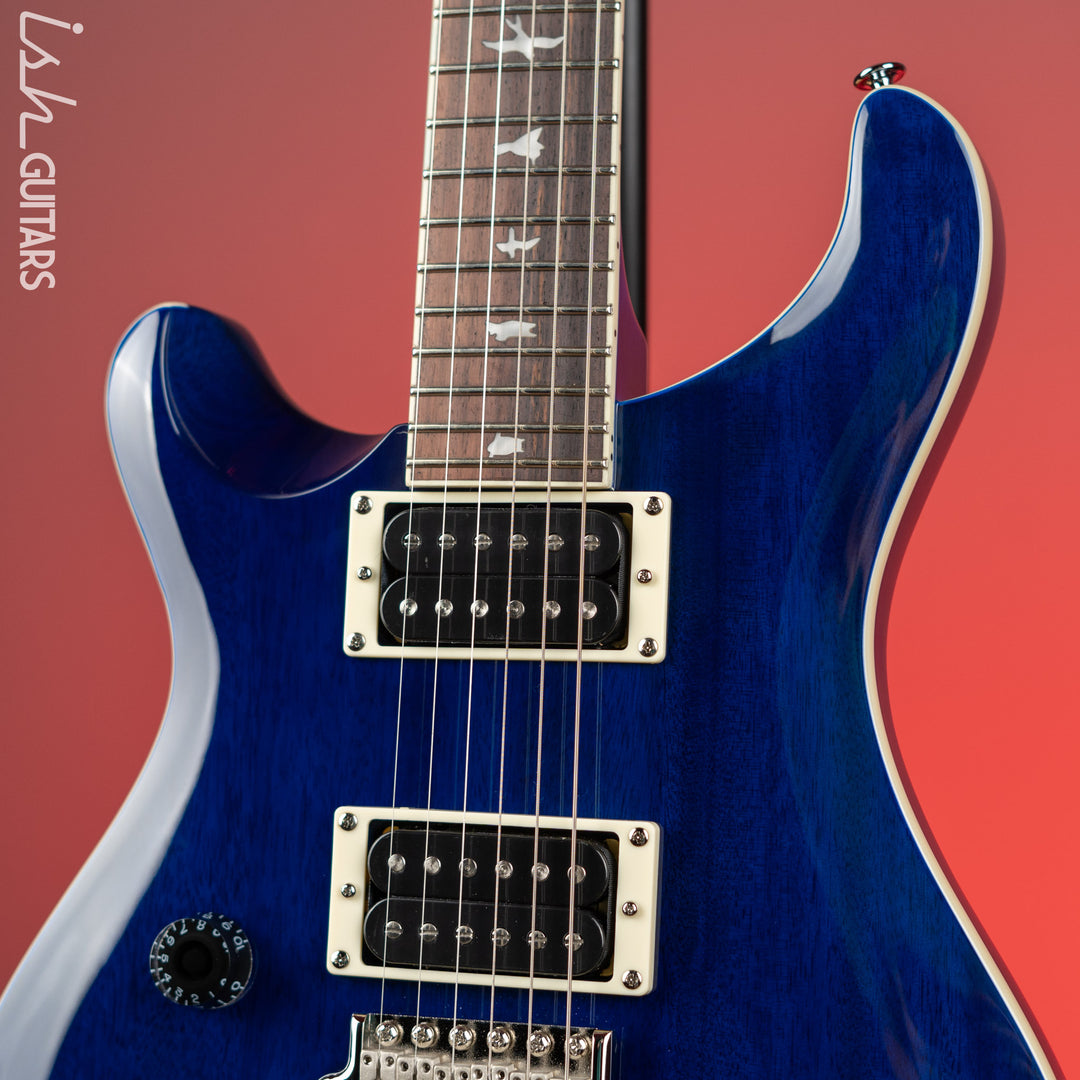 PRS SE Standard 24-08 Left-Handed Electric Guitar Translucent Blue