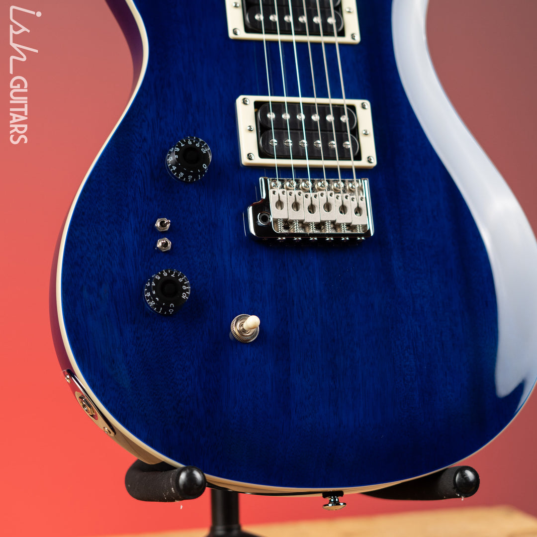 PRS SE Standard 24-08 Left-Handed Electric Guitar Translucent Blue