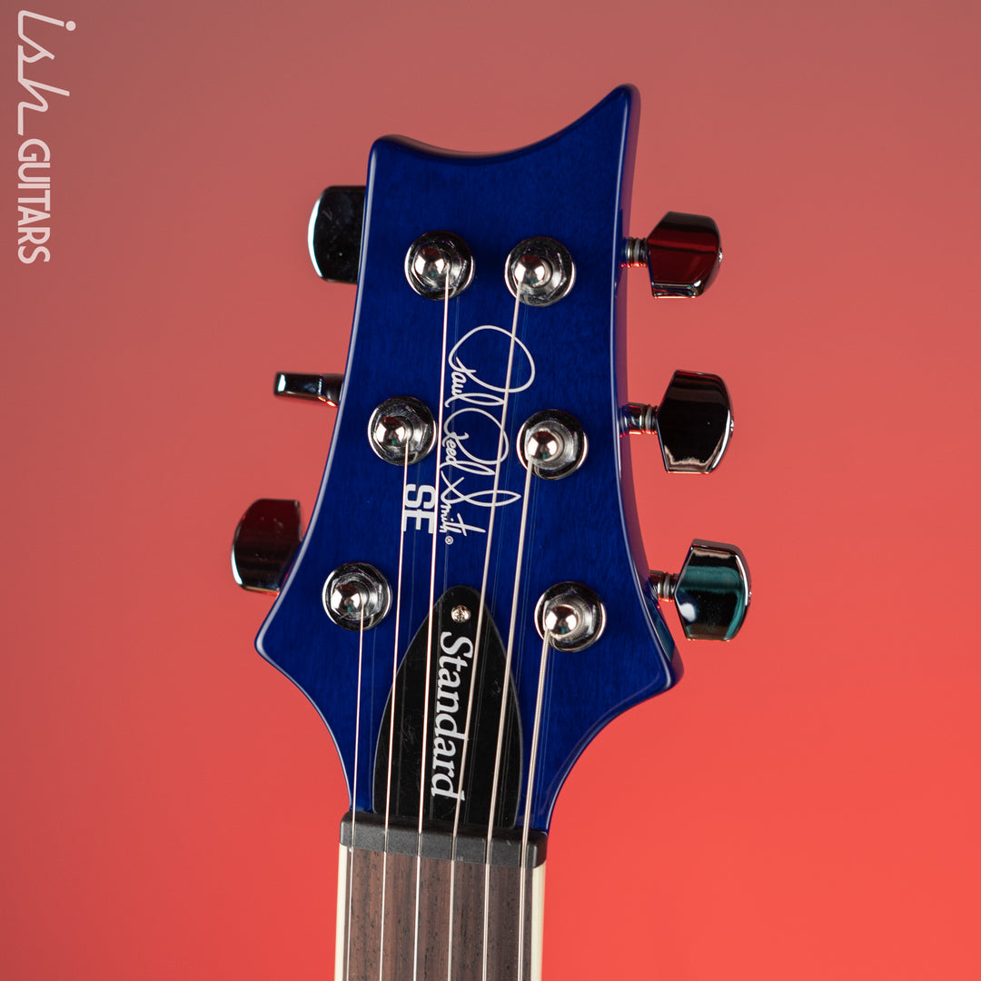 PRS SE Standard 24-08 Left-Handed Electric Guitar Translucent Blue