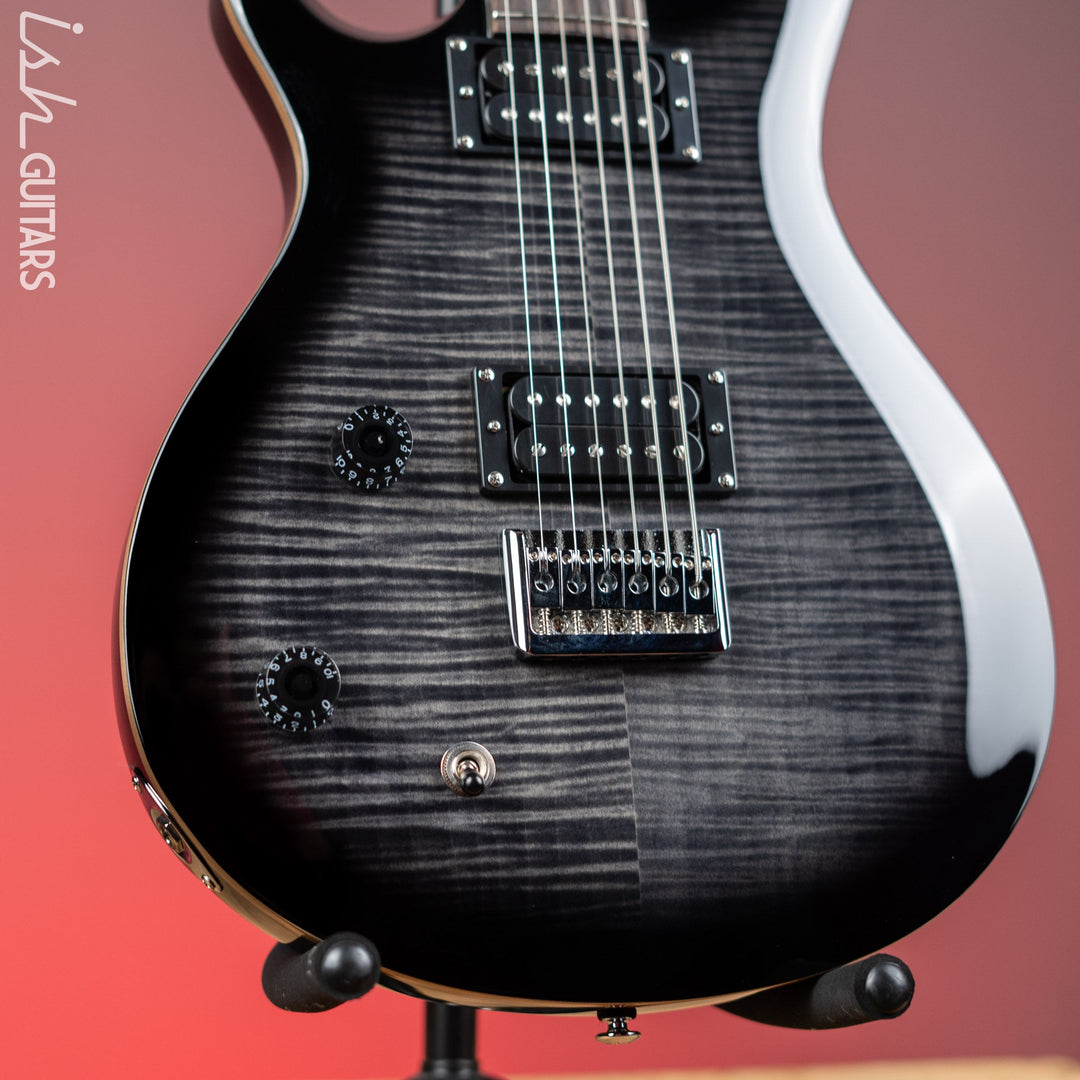 PRS SE 277 Baritone Left Handed Electric Guitar Charcoal Burst Demo