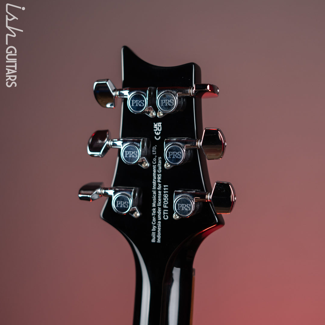 PRS SE 277 Baritone Left Handed Electric Guitar Charcoal Burst