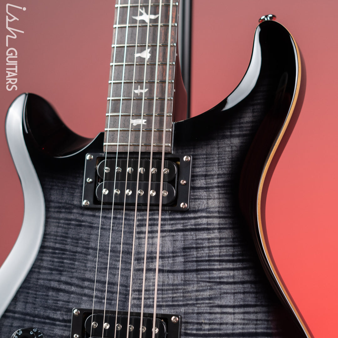 PRS SE 277 Baritone Left Handed Electric Guitar Charcoal Burst