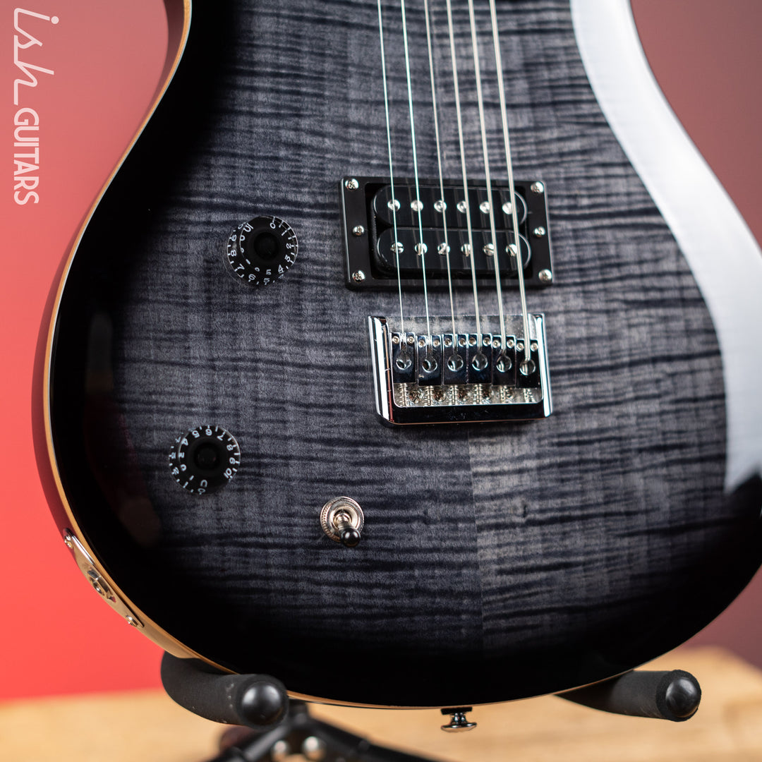 PRS SE 277 Baritone Left Handed Electric Guitar Charcoal Burst