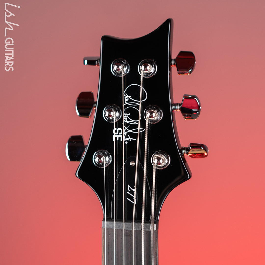 PRS SE 277 Baritone Left Handed Electric Guitar Charcoal Burst