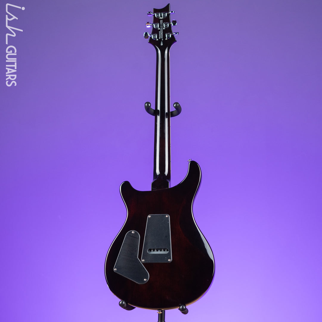 PRS SE Custom 24 Quilt Black Gold Sunburst Electric Guitar