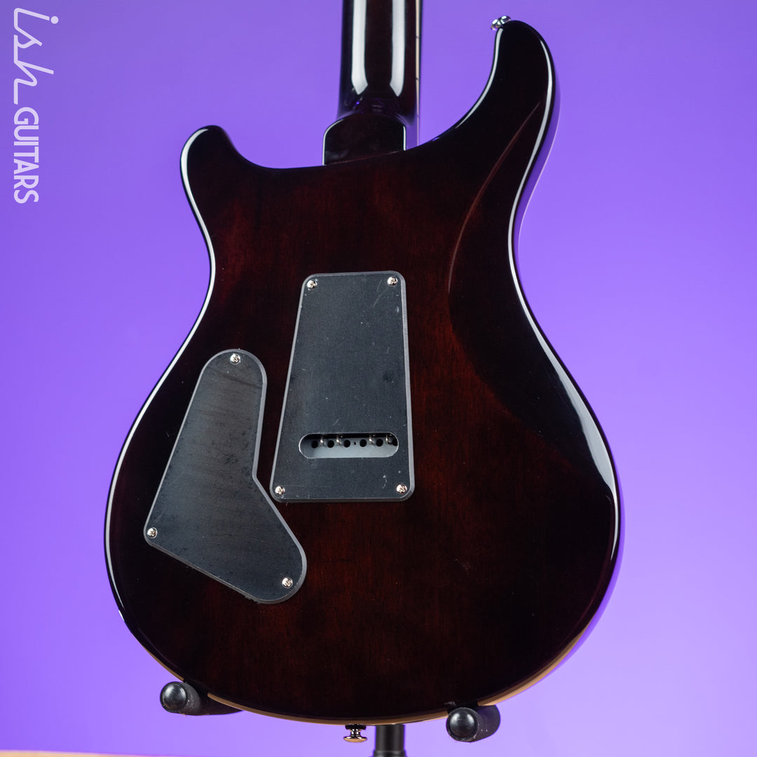 PRS SE Custom 24 Quilt Black Gold Sunburst Electric Guitar