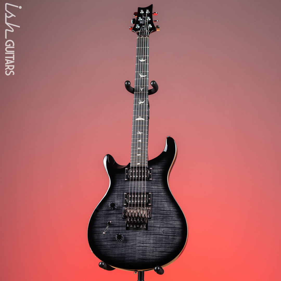 PRS SE Custom 24 “Floyd” Left-Handed Charcoal Burst