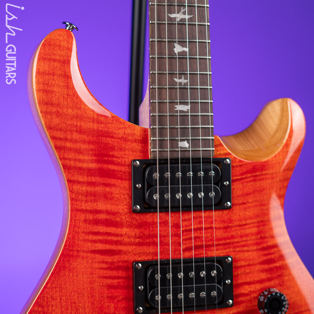 PRS SE Custom 24-08 Electric Guitar Blood Orange