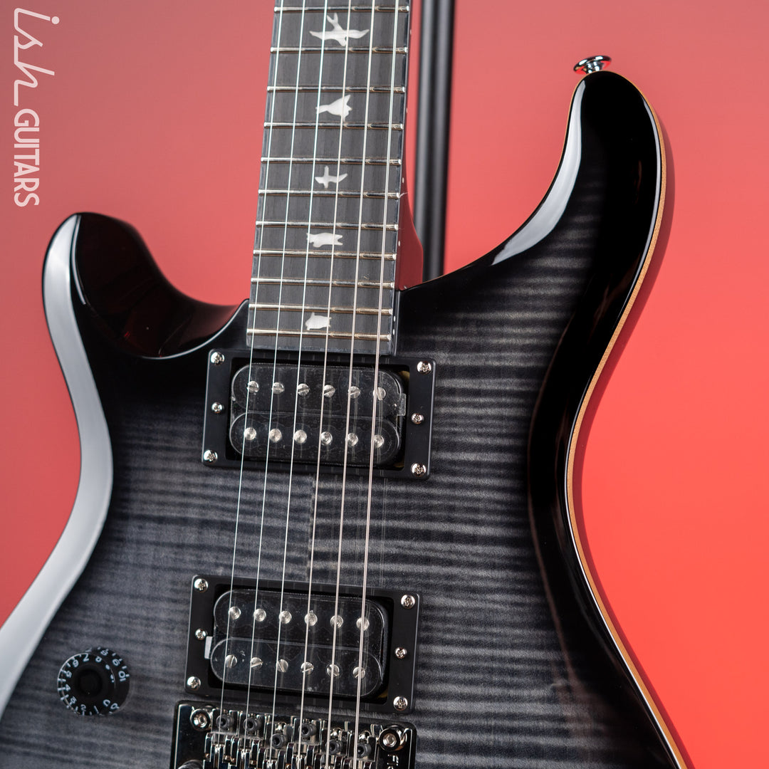 PRS SE Custom 24 “Floyd” Left-Handed Charcoal Burst