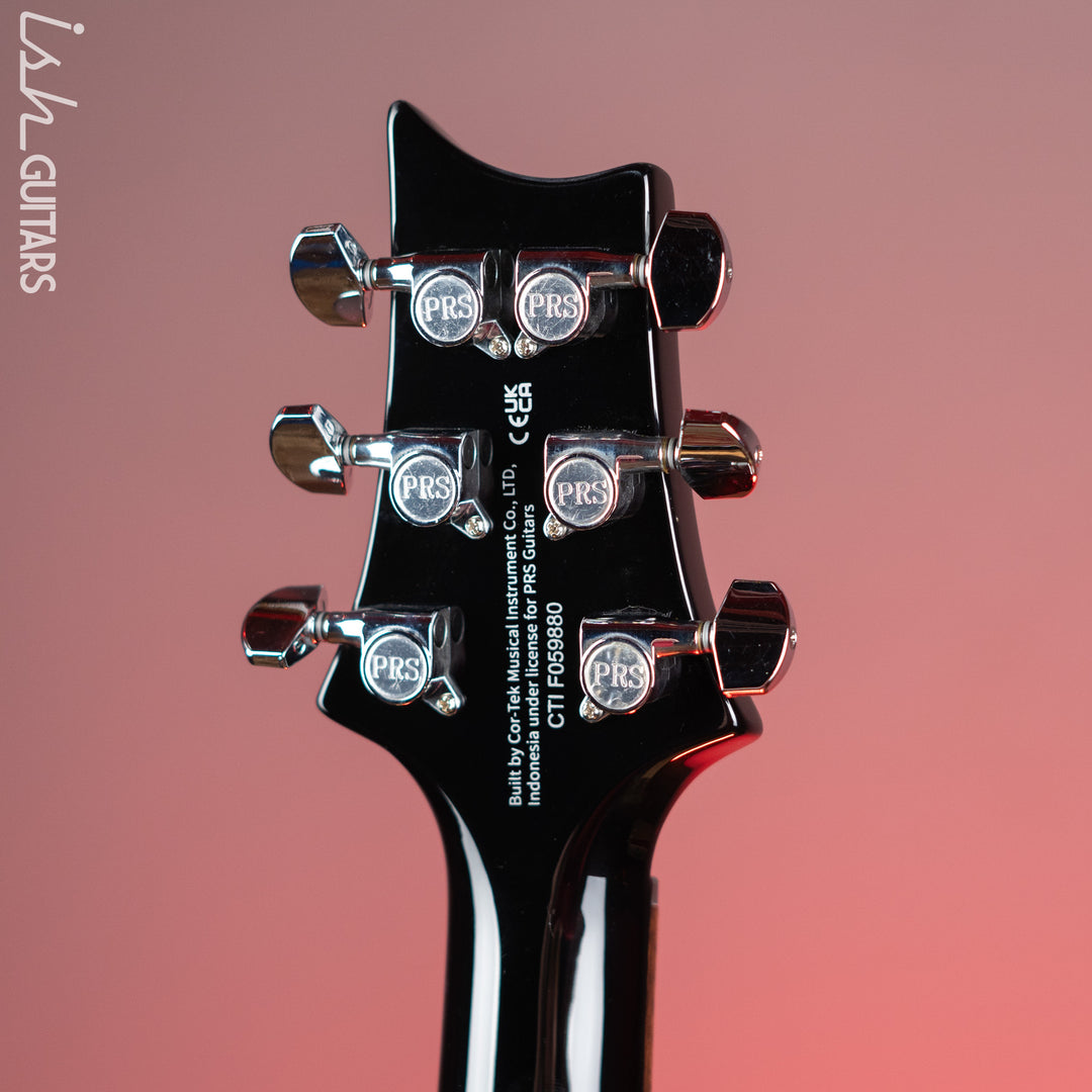 PRS SE 277 Baritone Left Handed Electric Guitar Charcoal Burst