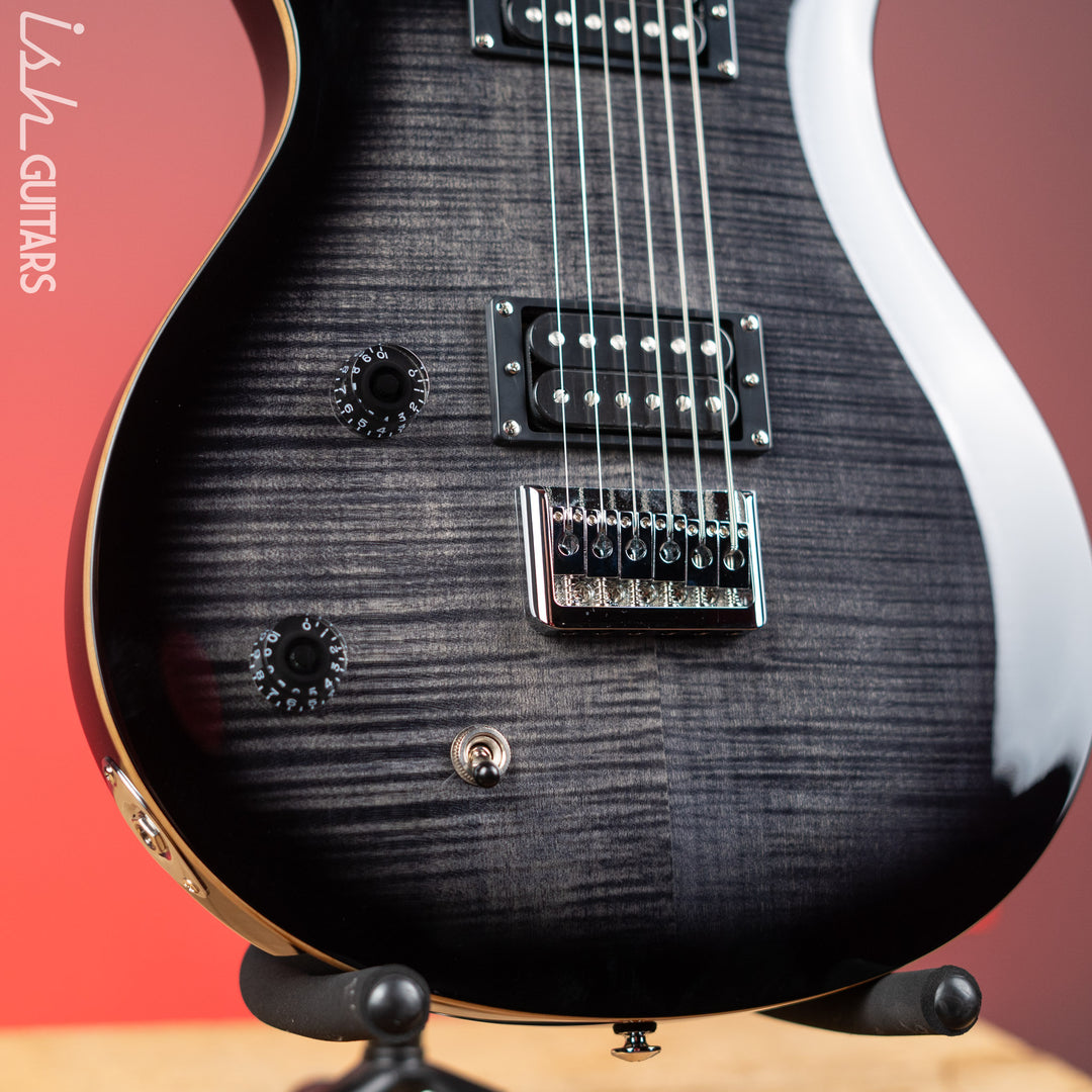 PRS SE 277 Baritone Left Handed Electric Guitar Charcoal Burst