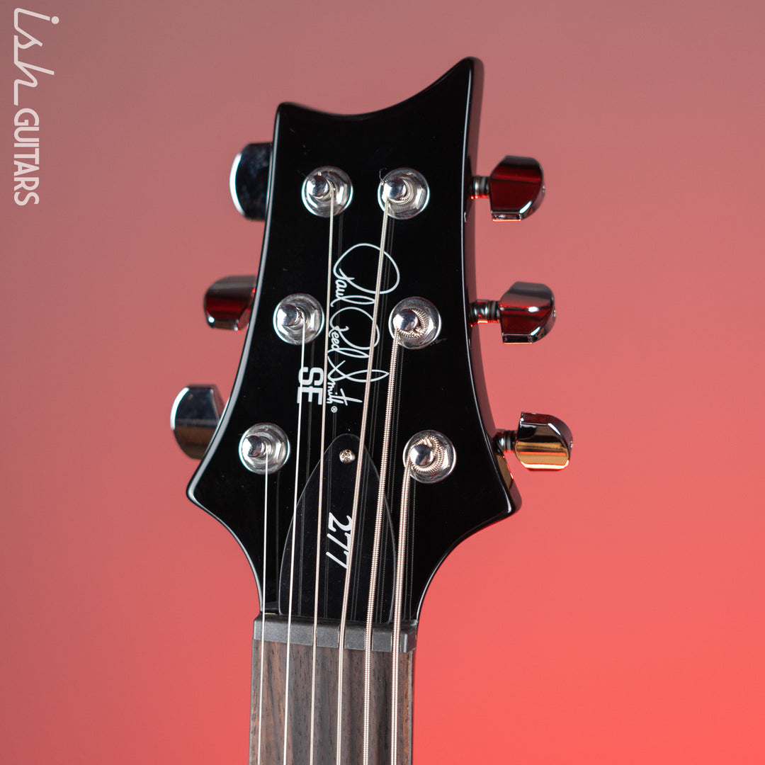 PRS SE 277 Baritone Left Handed Electric Guitar Charcoal Burst