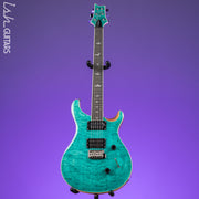 PRS SE Custom 24 Quilt Turquoise Electric Guitar