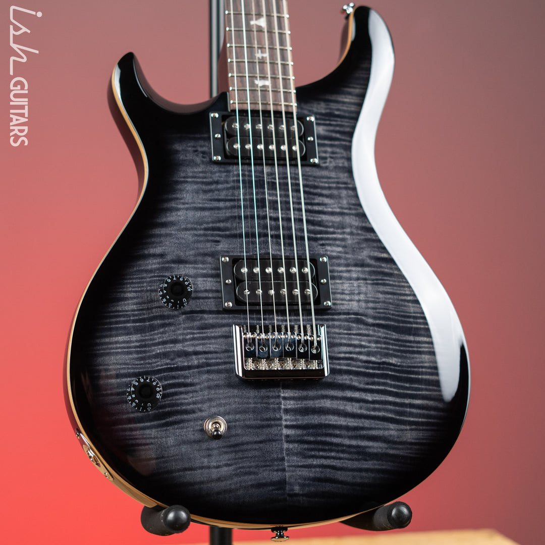 PRS SE 277 Baritone Left Handed Electric Guitar Charcoal Burst
