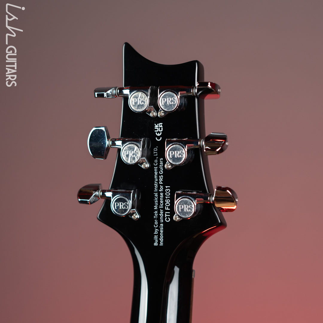 PRS SE 277 Baritone Left Handed Electric Guitar Charcoal Burst