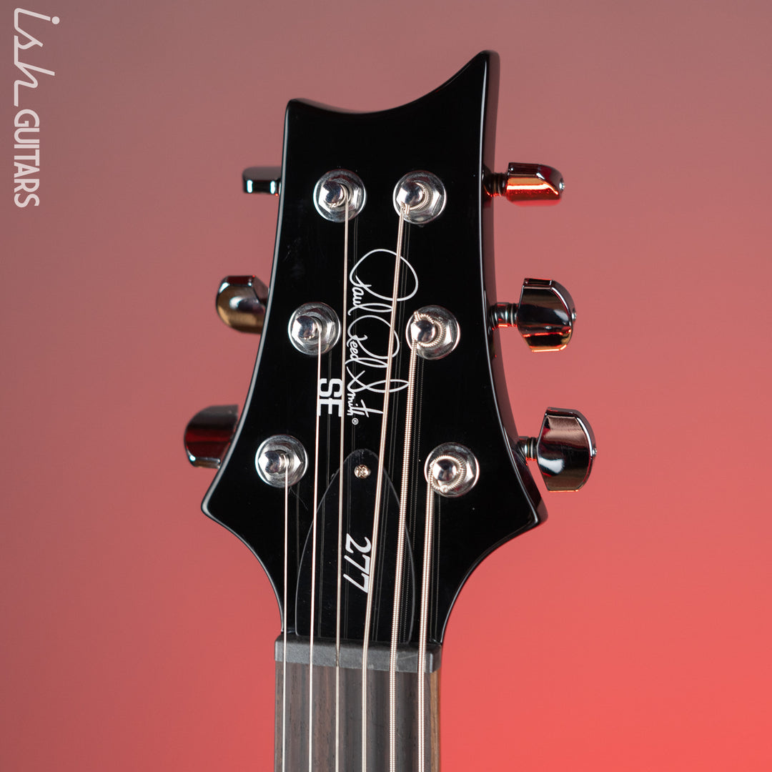 PRS SE 277 Baritone Left Handed Electric Guitar Charcoal Burst