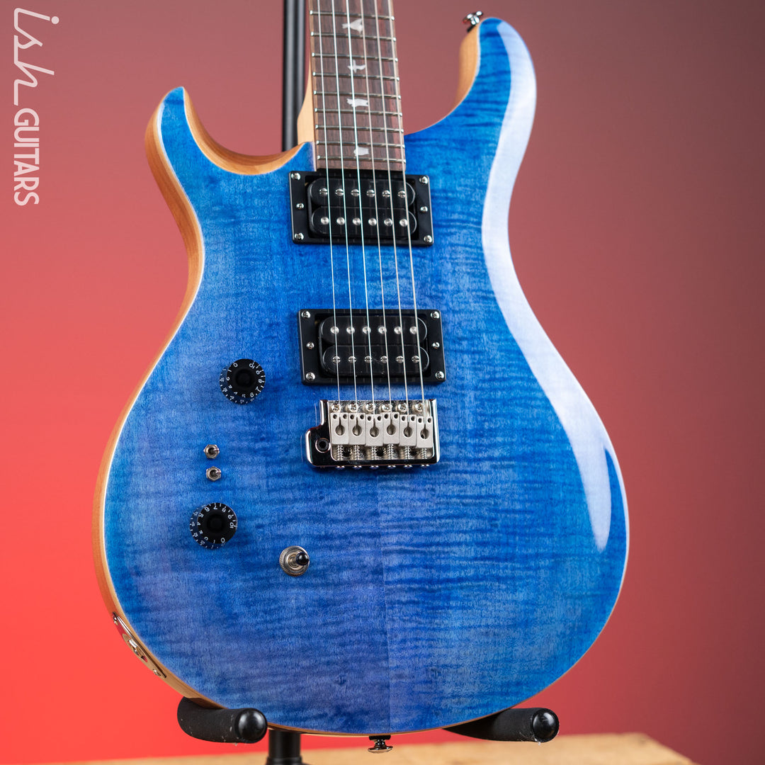 PRS SE Custom 24-08 Left-Handed Electric Guitar Faded Blue