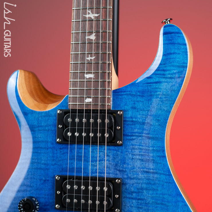 PRS SE Custom 24-08 Left-Handed Electric Guitar Faded Blue