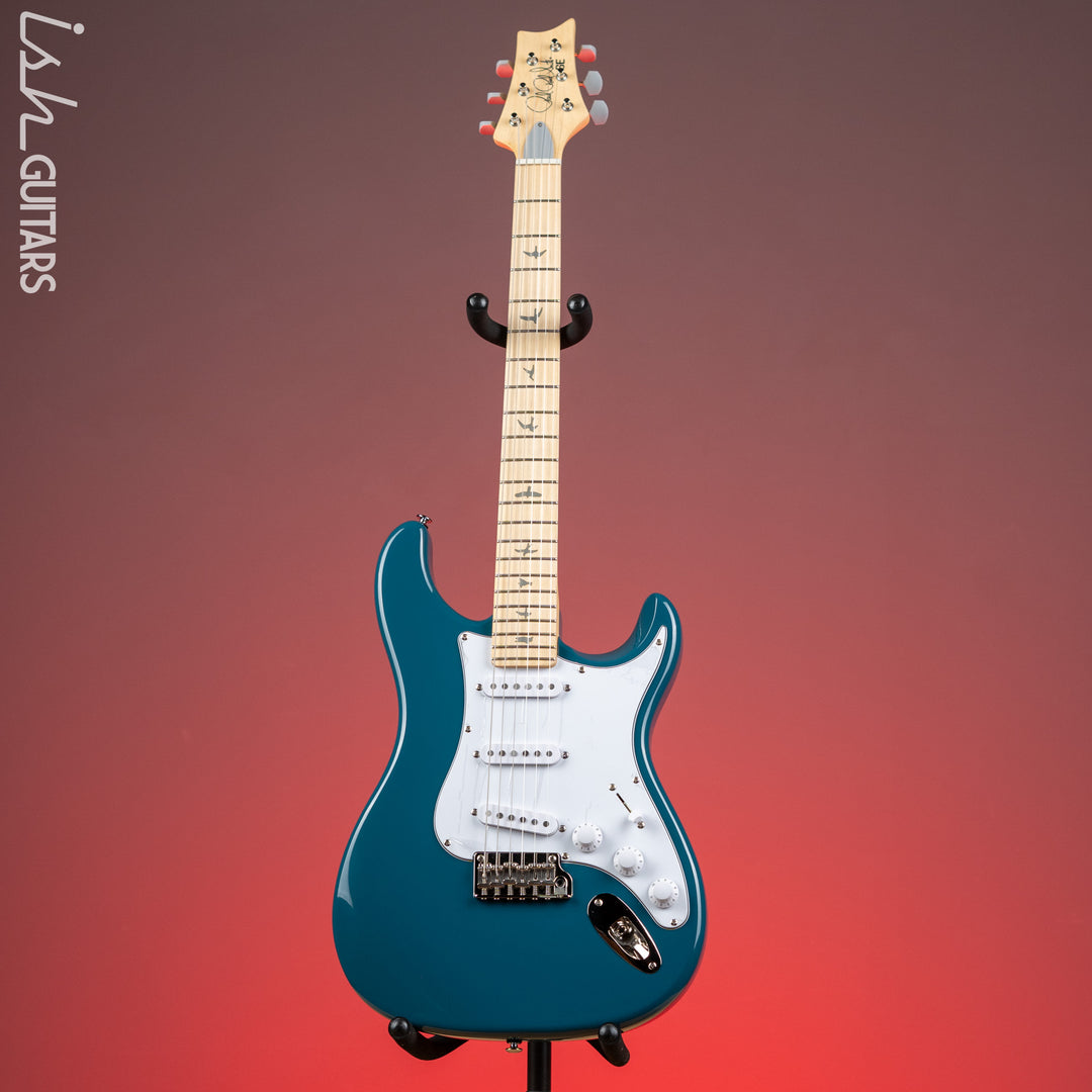 PRS SE Silver Sky Electric Guitar Nylon Blue - Maple Fretboard Demo