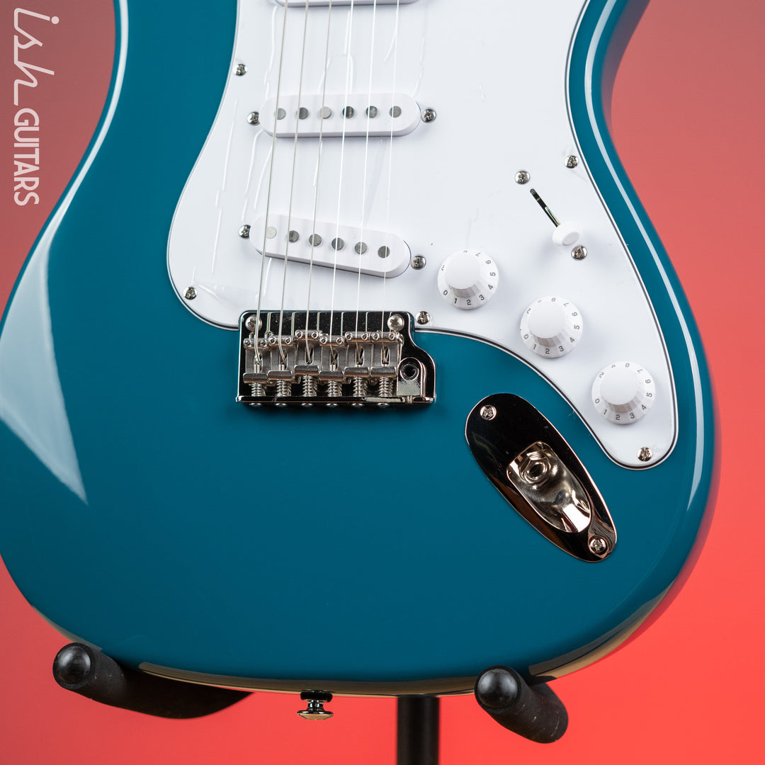 PRS SE Silver Sky Electric Guitar Nylon Blue - Maple Fretboard Demo