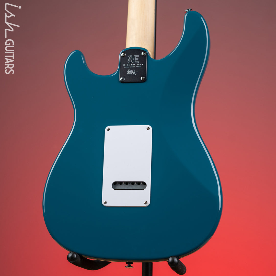 PRS SE Silver Sky Electric Guitar Nylon Blue - Maple Fretboard Demo