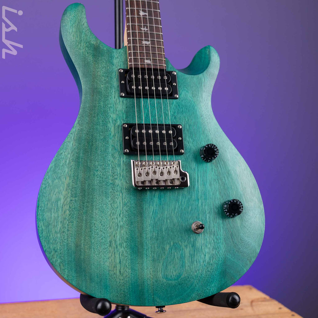 PRS SE CE 24 Standard Satin Electric Guitar Turquoise Demo