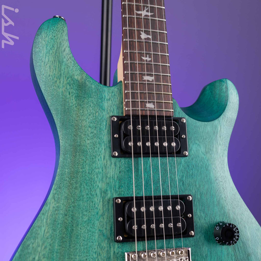 PRS SE CE 24 Standard Satin Electric Guitar Turquoise Demo
