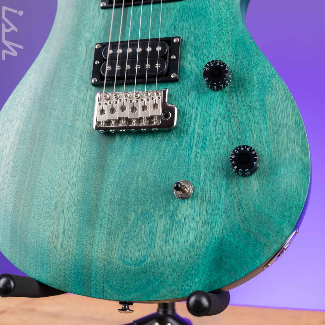 PRS SE CE 24 Standard Satin Electric Guitar Turquoise Demo