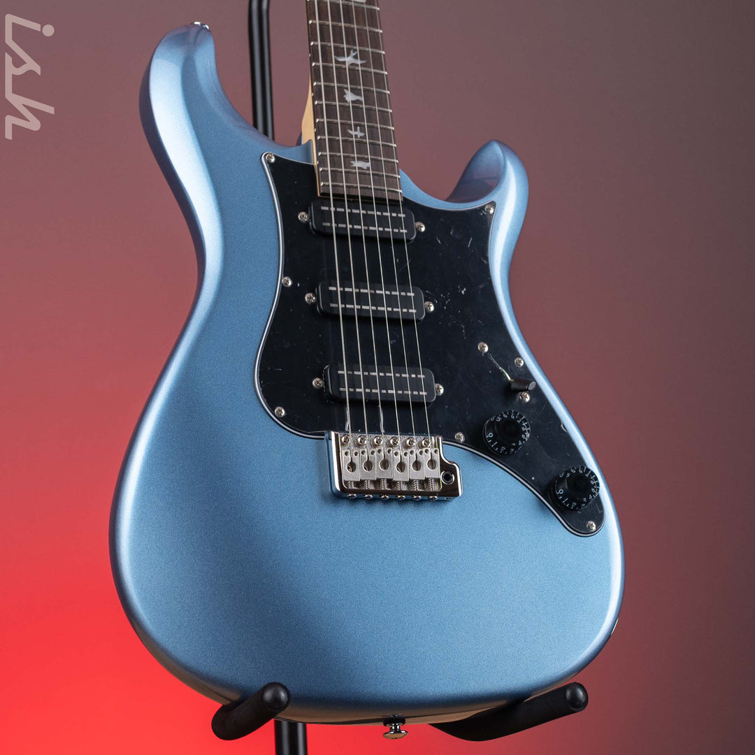 2024 PRS SE NF3 Electric Guitar Ice Blue Metallic Rosewood Fretboard