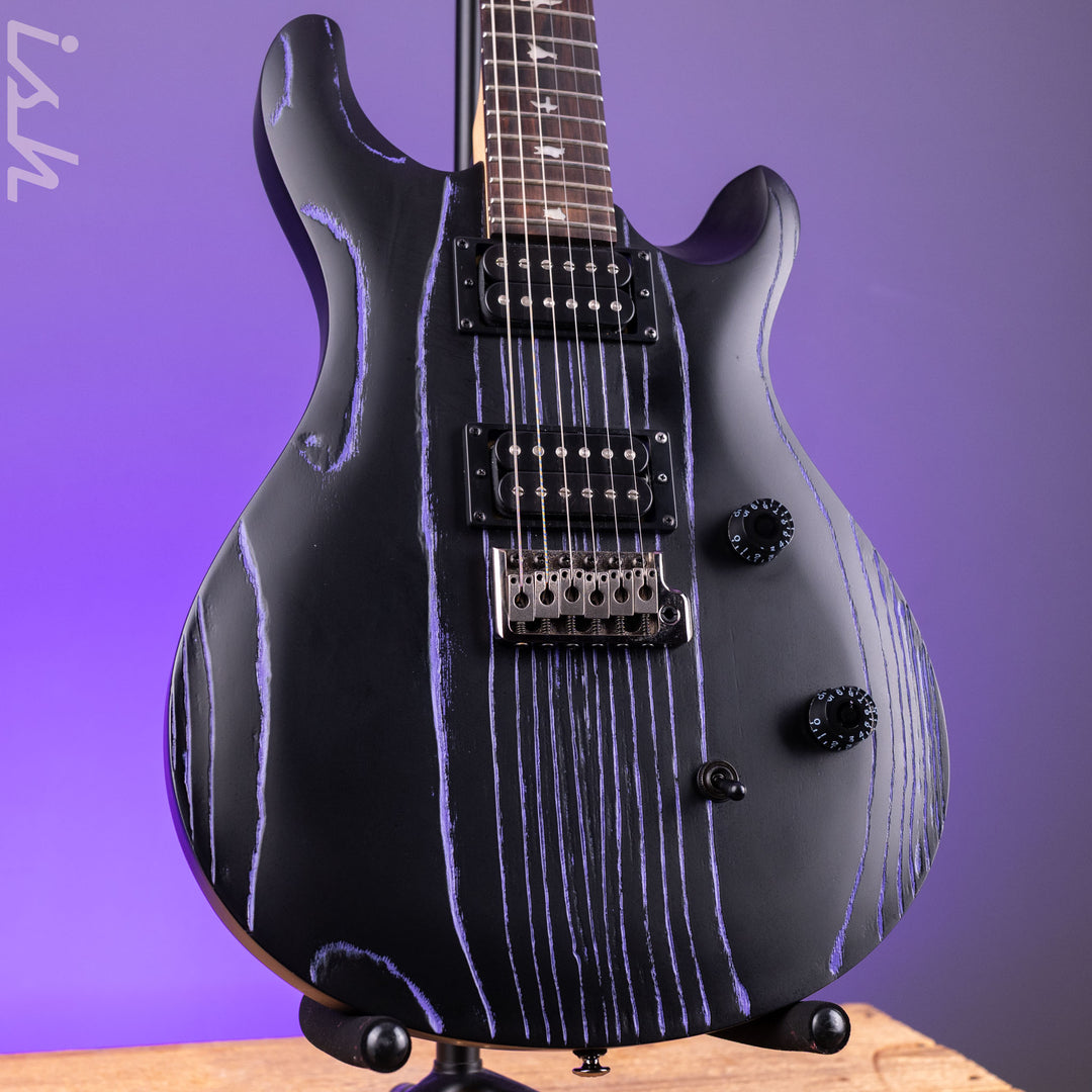 2024 PRS SE CE24 Swamp Ash Limited Edition Sandblasted Purple