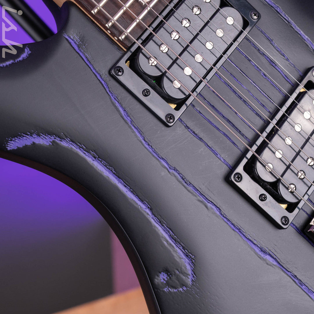 2024 PRS SE CE24 Swamp Ash Limited Edition Sandblasted Purple