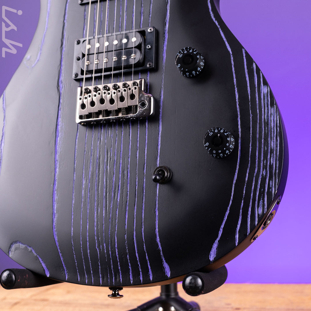 2024 PRS SE CE24 Swamp Ash Limited Edition Sandblasted Purple