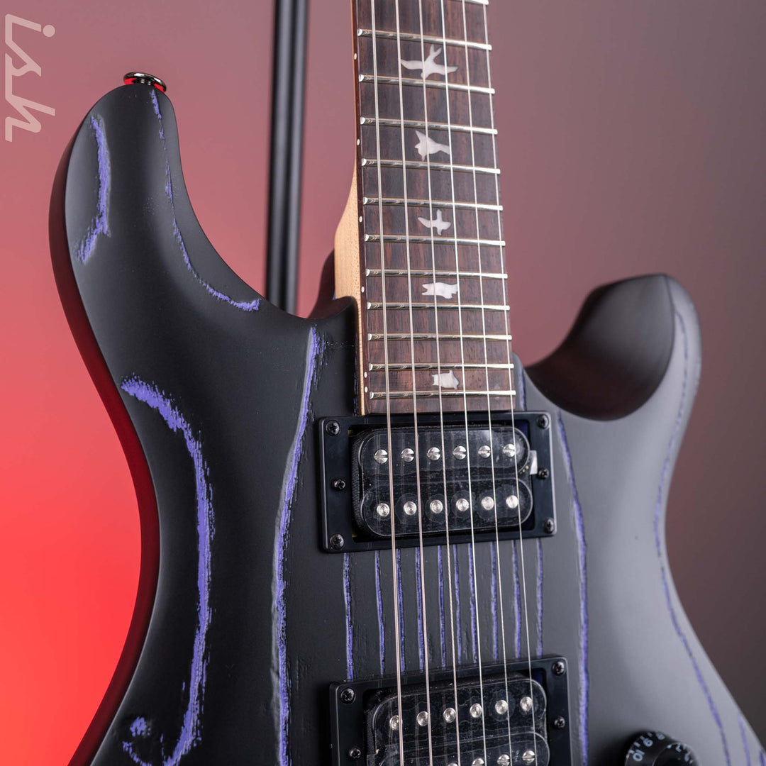 PRS SE Swamp Ash CE 24 Limited Edition Sandblasted Purple