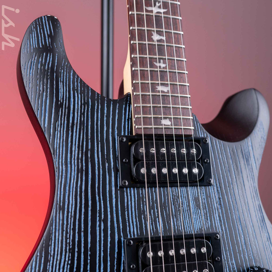 PRS SE Swamp Ash CE 24 Limited Edition Sandblasted Blue