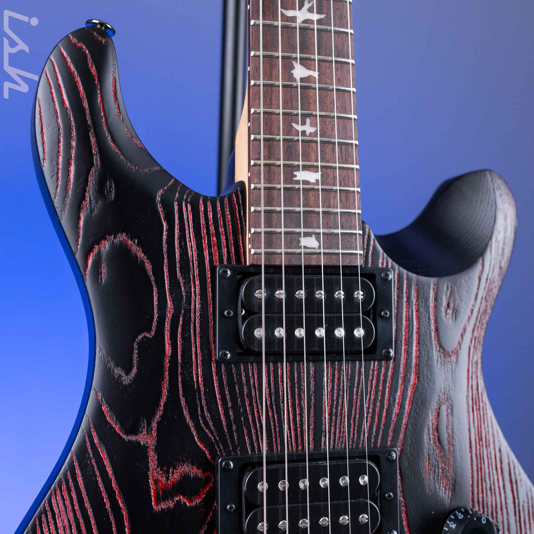 PRS SE Swamp Ash CE 24 Limited Edition Sandblasted Red Demo