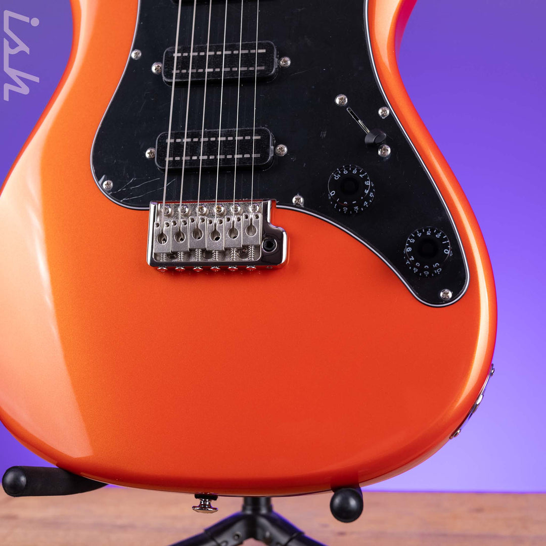 PRS SE NF3 Electric Guitar Metallic Orange Maple Fretboard