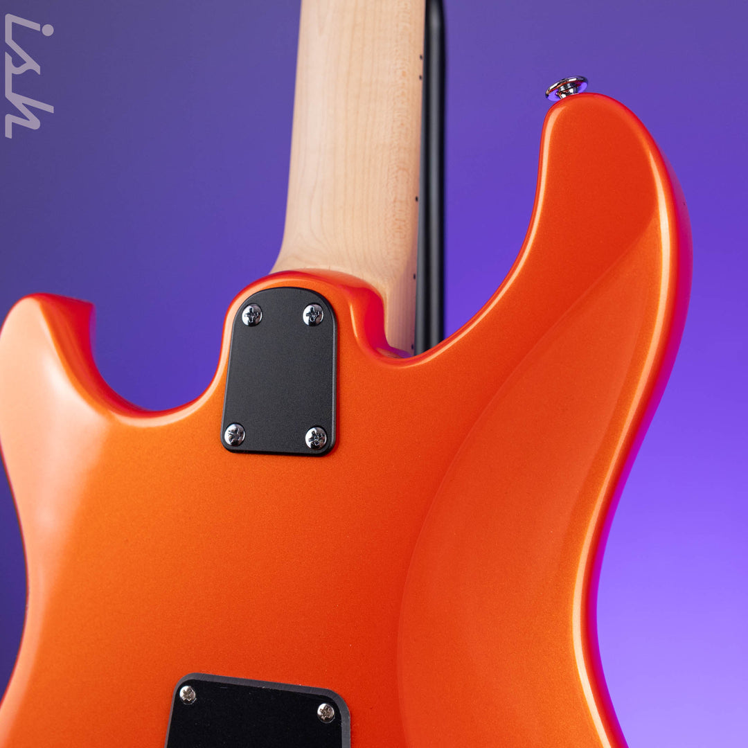 PRS SE NF3 Electric Guitar Metallic Orange Maple Fretboard
